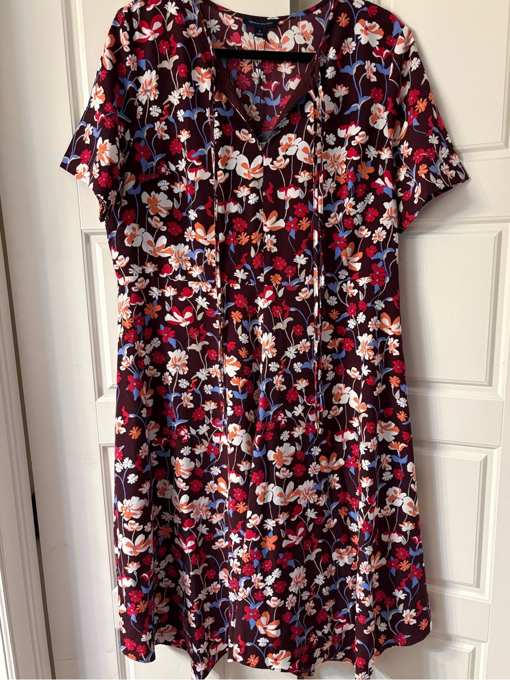 NWT Tommy Hilfiger Brookshire Floral Dress Size 16